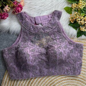 Halter Neck Saree Blouse